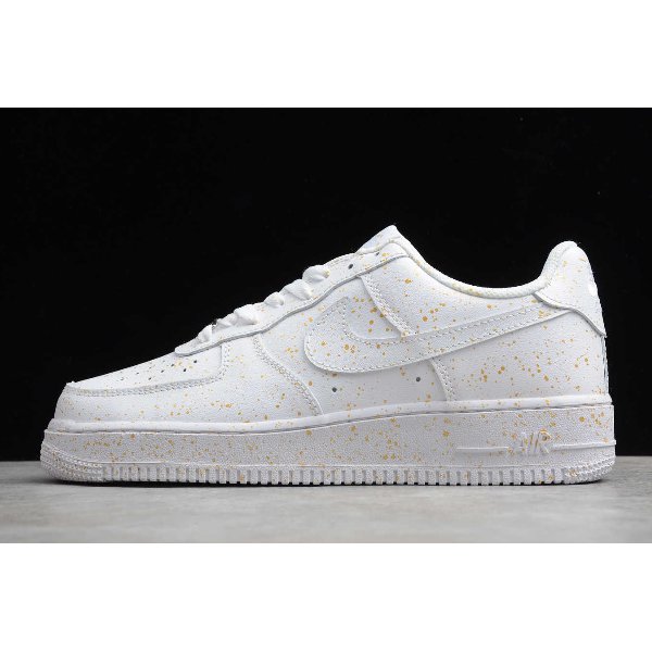 Nike Air Force 1 Beyaz / Sarı Kaykay Ayakkabı Türkiye - SR92CG7P